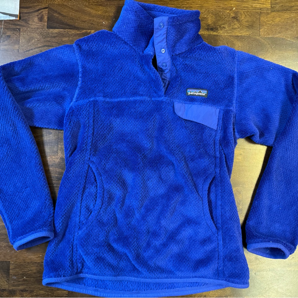 Patagonia Retool pullover Royal Blue women’s Small